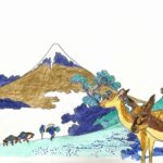 125　シカと富士山